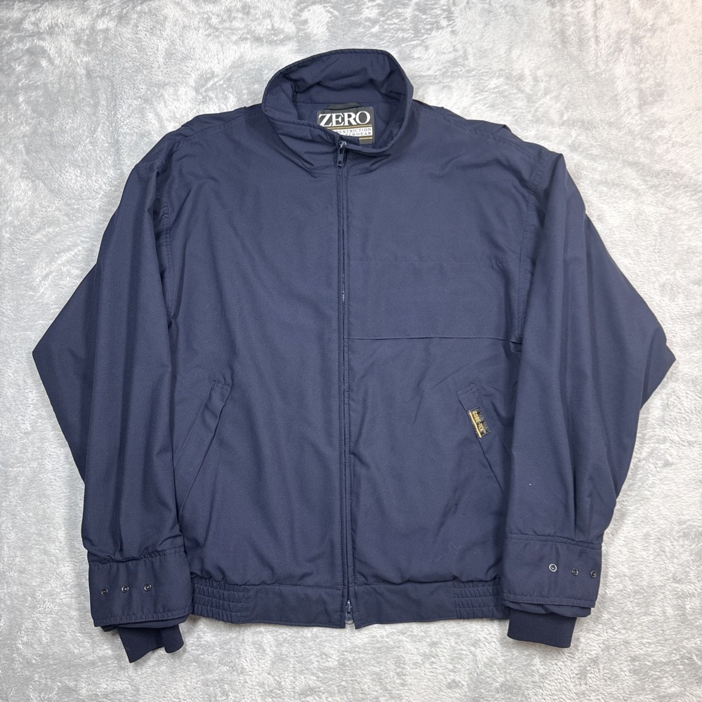 Zero Restriction Golf Outerwear Microlite Jacket Men M Blue Waterproof Classic